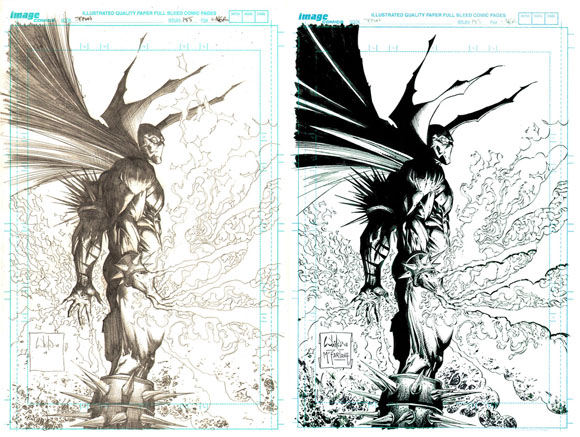 580x437 Rare Comics - Spawn Sketch