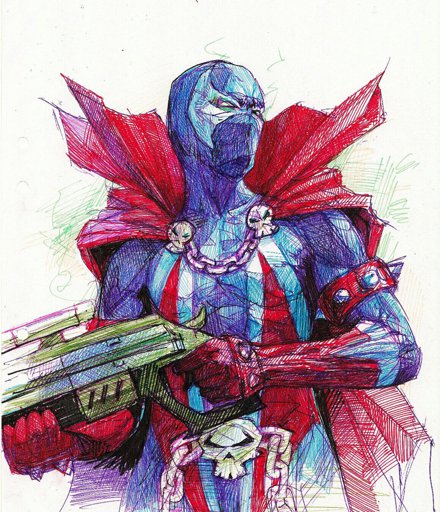 440x512 Spawn Sketch Art Amino - Spawn Sketch