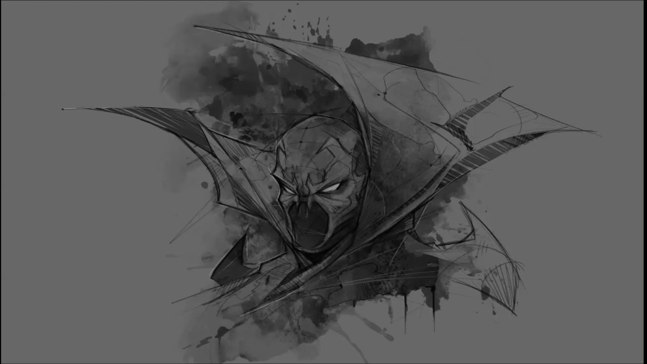 1280x720 Spawn Timelapse Sketch Psdelux - Spawn Sketch