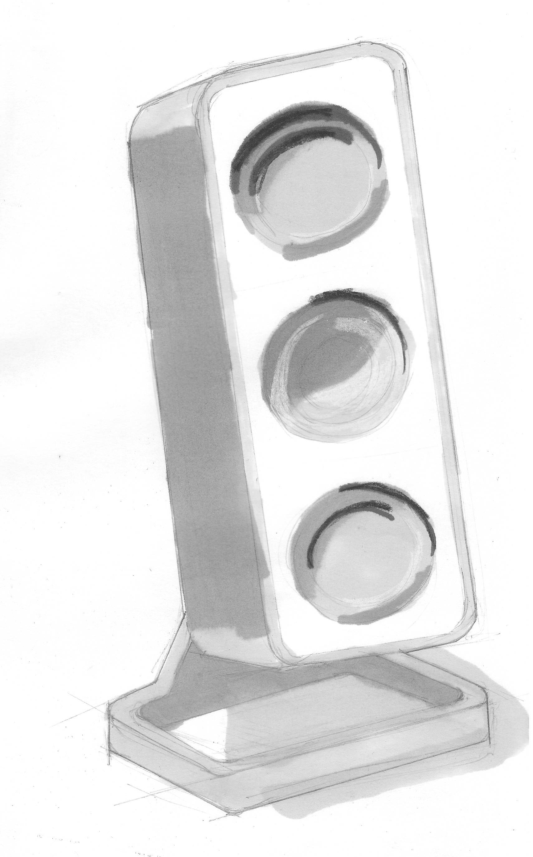 1710x2748 Logitech Speaker. Please Sketch - Speaker Sketch