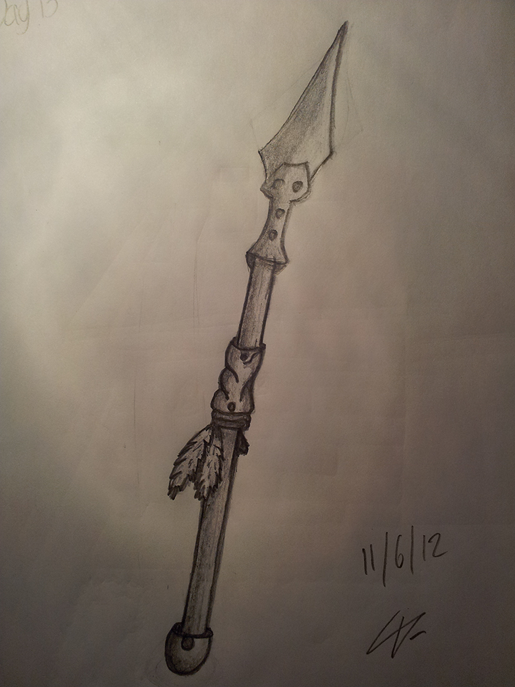 750x1000 Sketch - Spear Sketch