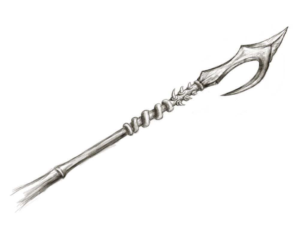 1024x768 Wotw - Spear Sketch