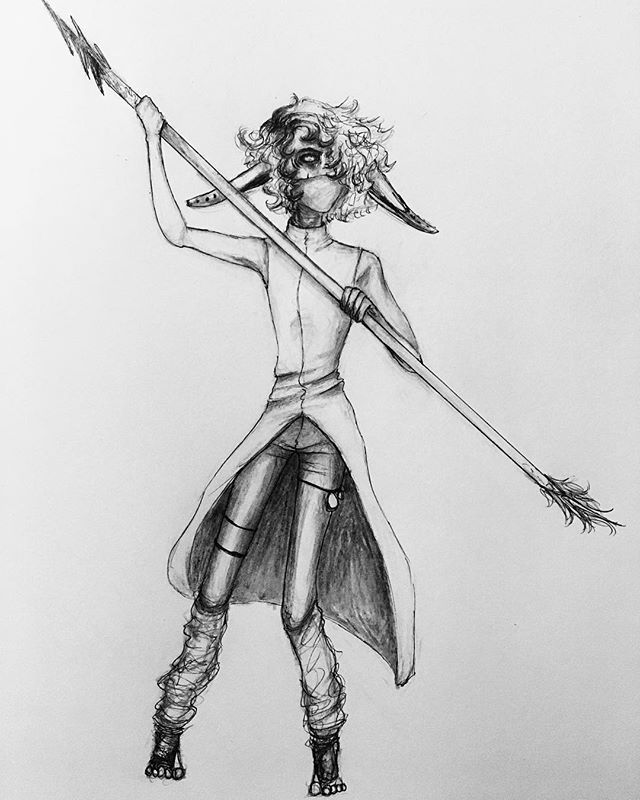 640x800 Withinhell - Spear Sketch