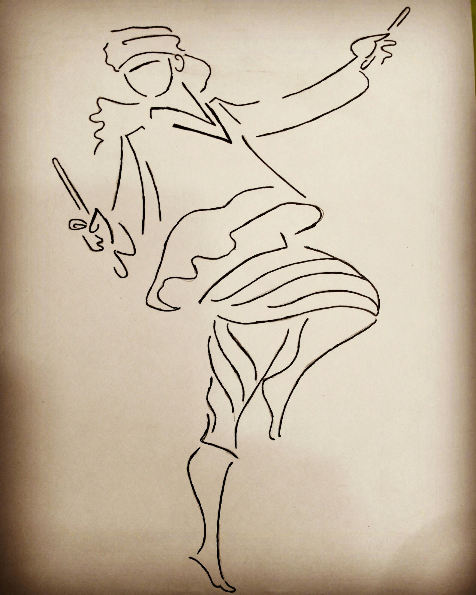 1586x1982 Navaratri Special Drawing By - Special Sketch