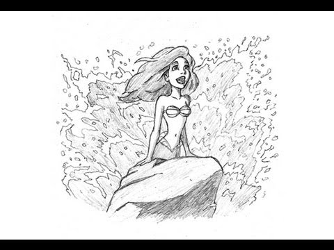 480x360 Special Sketch Ariel (The Little Mermaid) - Special Sketch