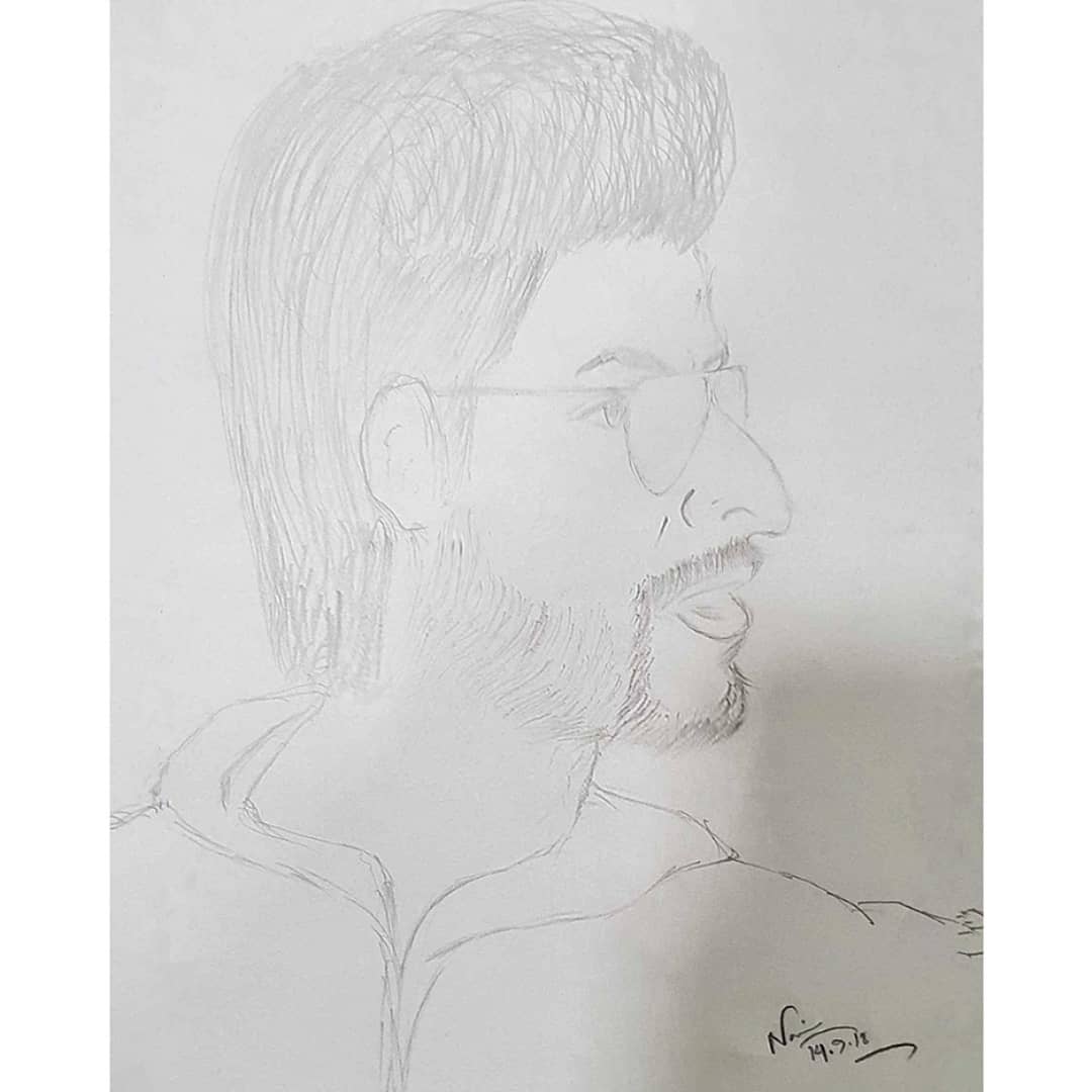 1080x1080 Shahrukhkhansketch - Special Sketch