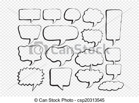 450x335 Speech Bubble Sketch Hand Drawn Bubble Speech Eps Vector - Speech Bubble Sketch
