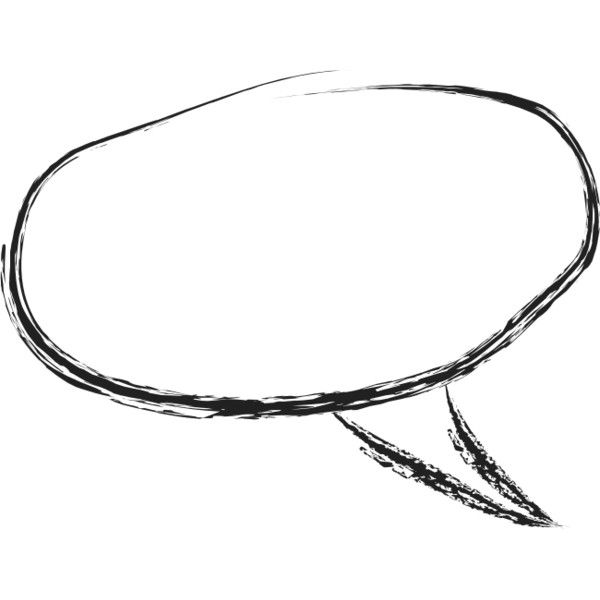 600x600 Cartoon Speech Amp Thought Bubble Clipart Amp Vectors Liked On - Speech Bubble Sketch
