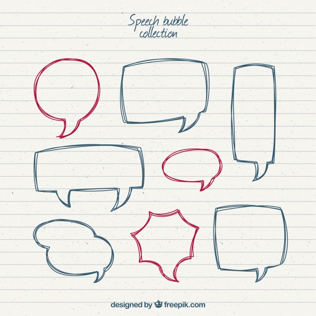 626x626 Collection Of Speech Bubble Sketch Vector Free Download - Speech Bubble Sketch