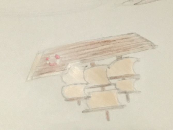 670x503 How To Draw A Boat - Speed Boat Sketch