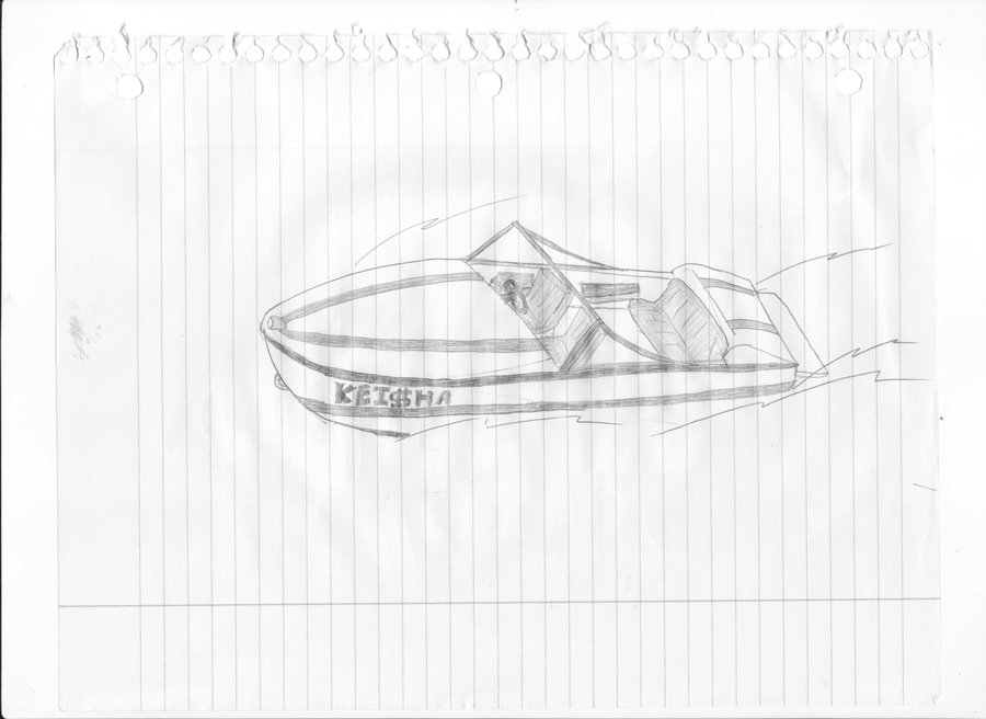 900x656 Random Speed Boat Sketch By Djdannyc13 - Speed Boat Sketch
