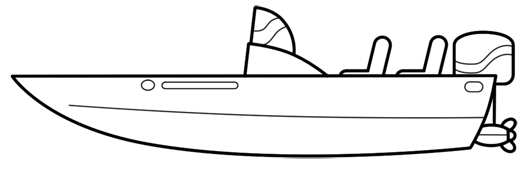 Speed Boat Sketch at PaintingValley.com | Explore collection of Speed