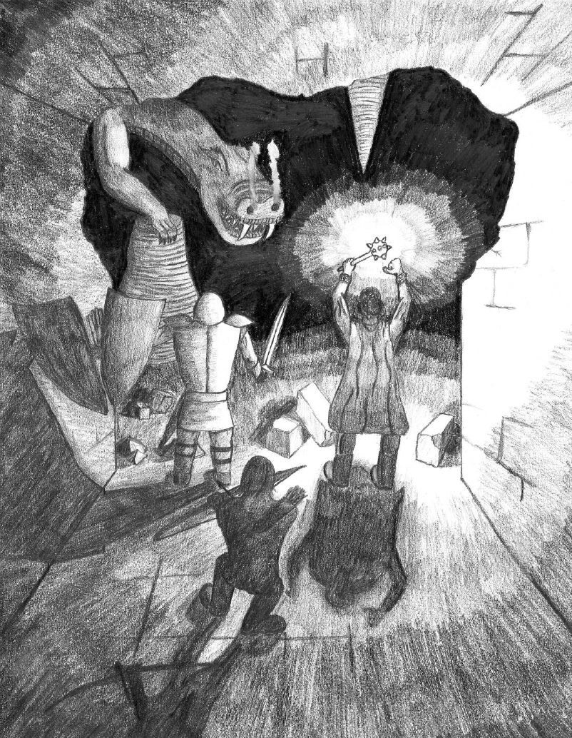 802x1034 Saturday Spell Fleeting Light Mind Weave Role Playing Platform - Spell Sketch