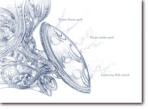571x421 Sketches Panoptic Mirror Magic The Gathering - Spell Sketch