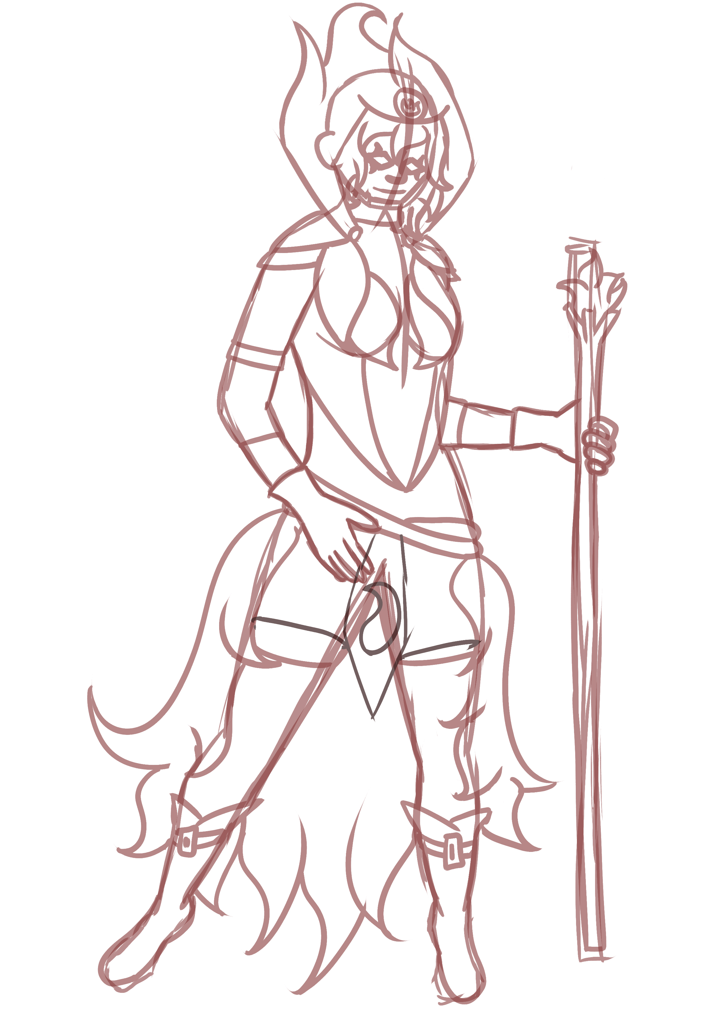 2480x3508 Super Spell Heroes Jane Redesign Sketch By Bluejaedraws On Newgrounds - Spell Sketch