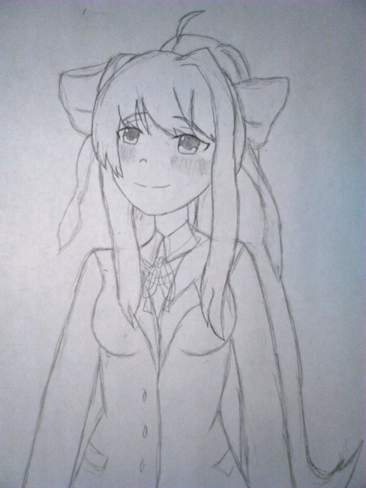 720x960 The Spell You Got On Me.... (Monika Sketch) - Spell Sketch