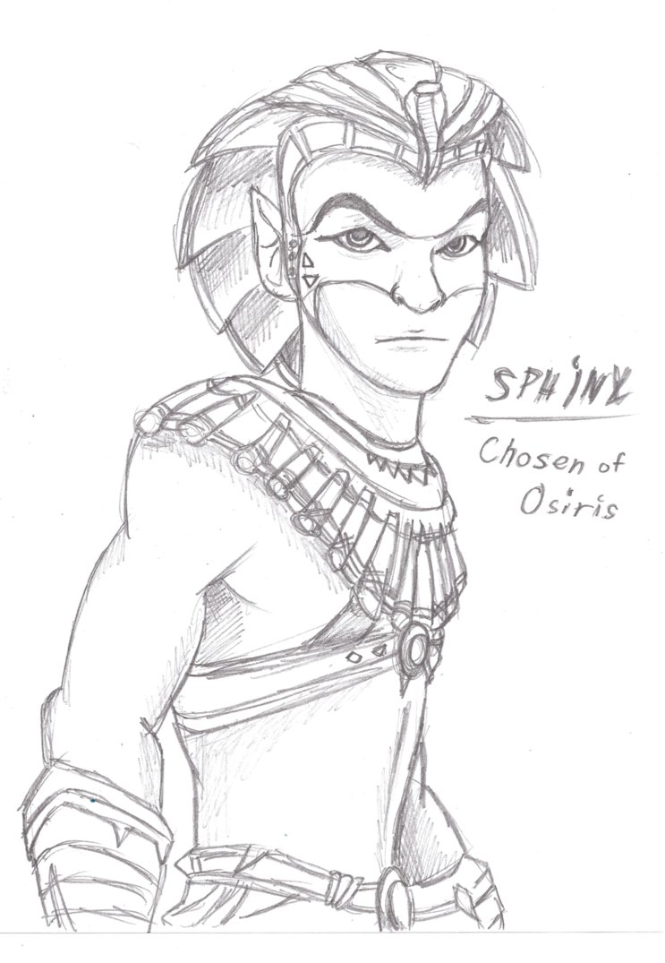 743x1075 Sphinx By Star Sketches - Sphinx Sketch