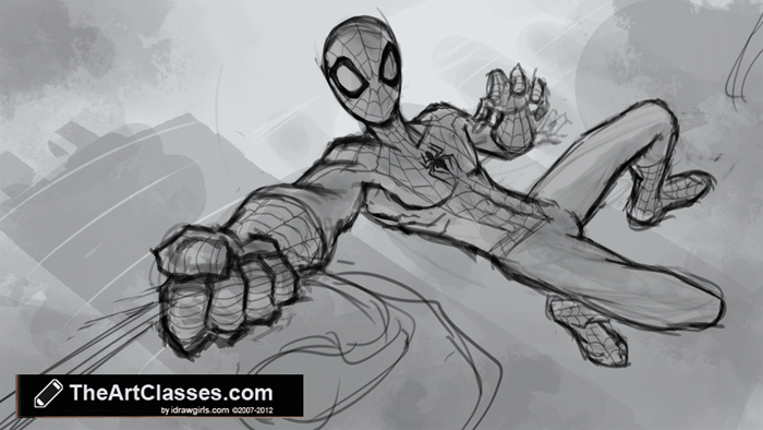 700x394 How To Draw Amazing Spider Man - Spider Man Sketch Easy