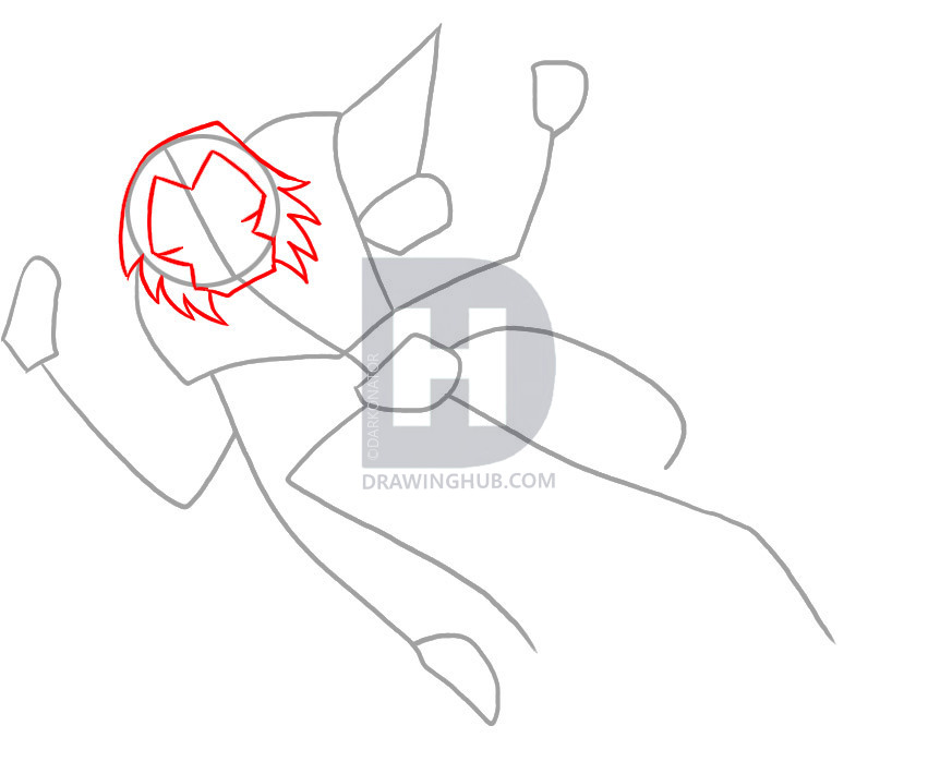 851x710 How To Draw Spidermonkey, Step By Step, Drawing Guide, By - Spider Monkey Sketch