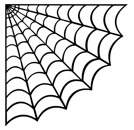 428x416 Spider Web Drawing Craft Ideas Spider, Stencils - Spider Web Sketch