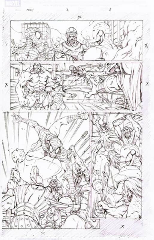 515x800 Marvel Adventures Spiderman - Spiderman 3 Sketch
