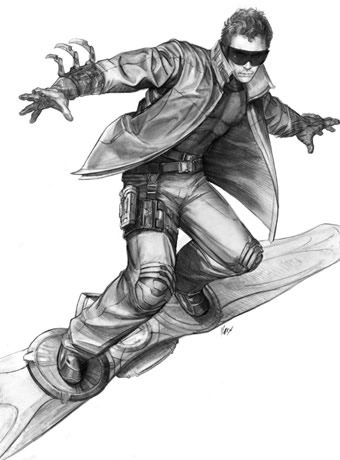 340x460 Spider Man 3 Sandman Amp Goblin Jr. Concept Art - Spiderman 3 Sketch