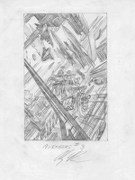 150x200 Alex Ross Astro City - Spiderman 3 Sketch