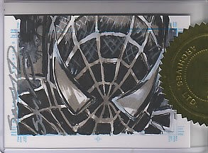 293x216 Spiderman 3 Ultra Rare Jonathan D. Gordon Sketch Card - Spiderman 3 Sketch