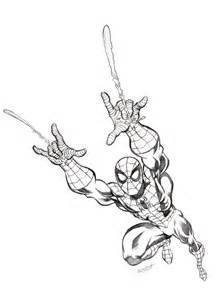 217x300 Draw Spiderman Standing (Spiderman) Step By Step Drawing - Spiderman Cartoon Sketch
