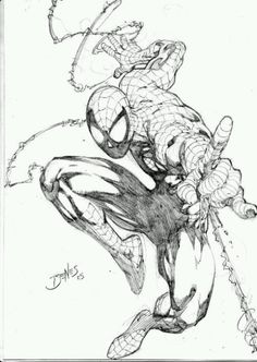 Spiderman Comic Sketch