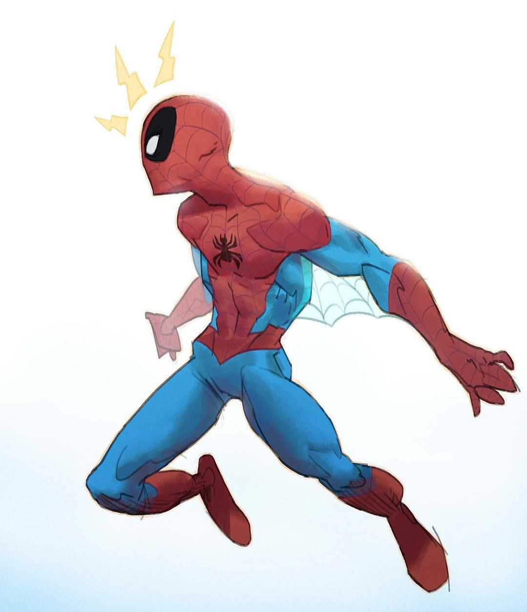 1080x1253 Quick Sketch - Spiderman Comic Sketch