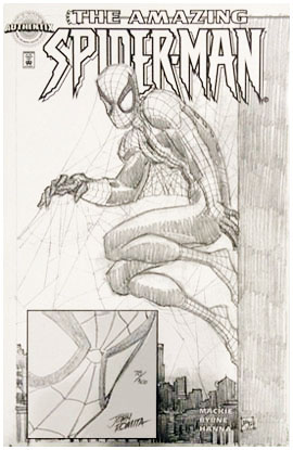270x415 Rare Comics - Spiderman Comic Sketch