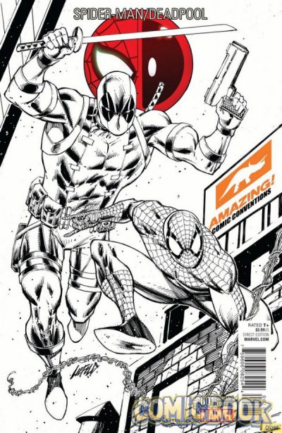400x615 Spider Mandeadpool - Spiderman Comic Sketch