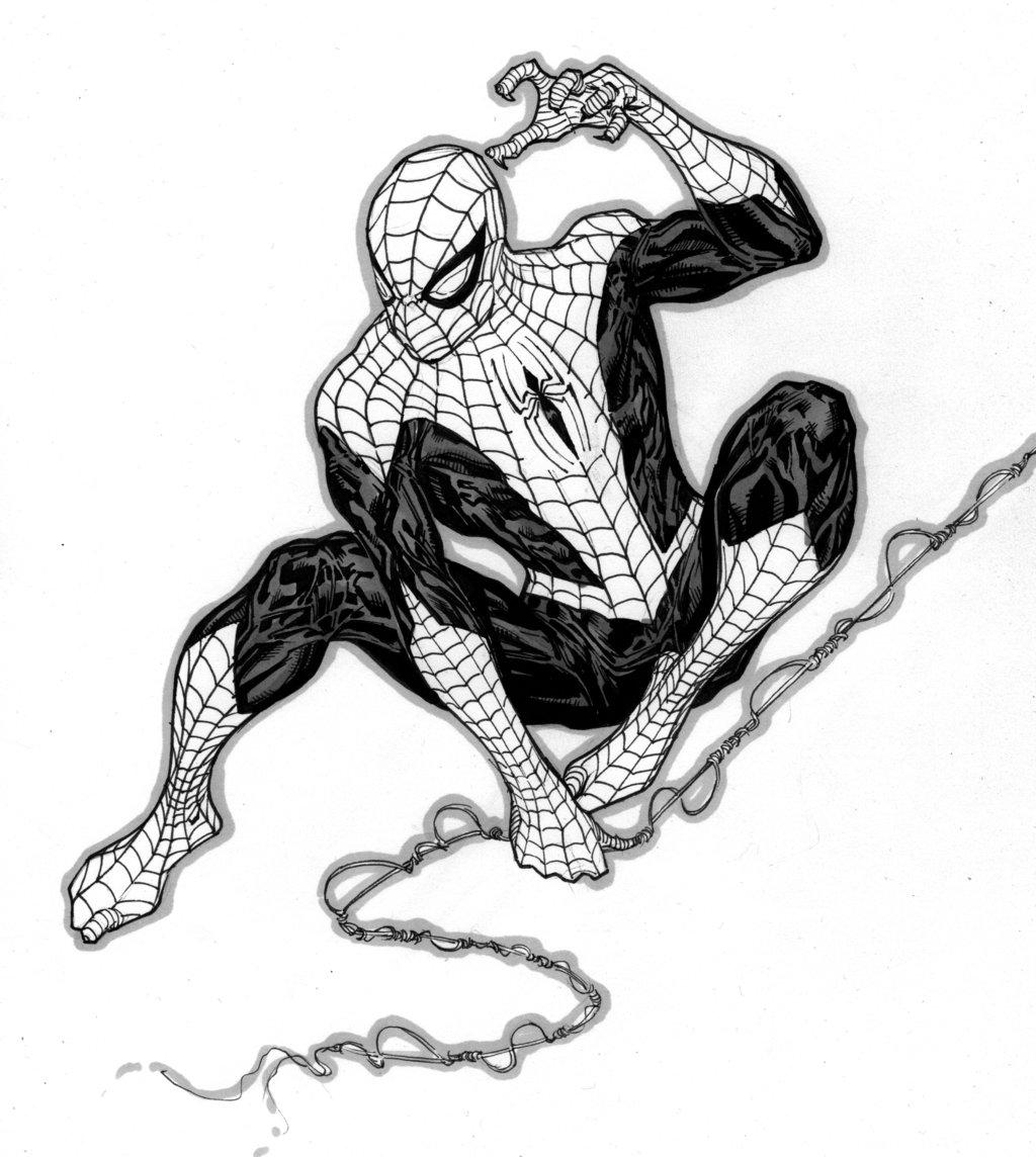 1024x1144 Superior Spider Man Sketch - Spiderman Comic Sketch