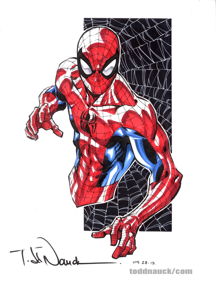 754x1000 Spider Man The Art Of Todd Nauck - Spiderman Comic Sketch