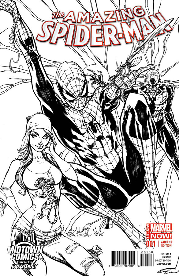 585x900 Image - Spiderman Comic Sketch