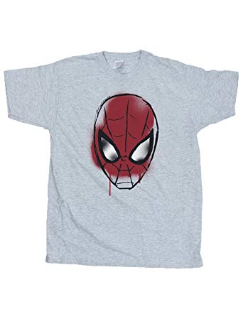 342x435 Marvel Boys Spider Man Face Sketch T Shirt Clothing - Spiderman Face Sketch