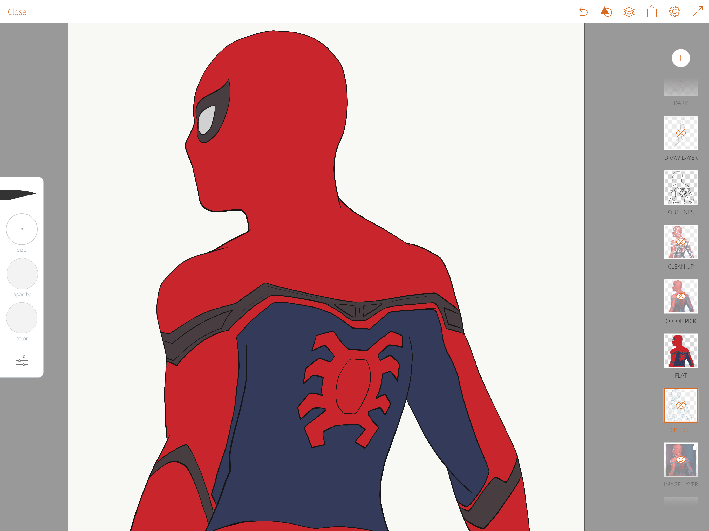 2732x2048 Spider Man Homecoming On Behance - Spiderman Homecoming Sketch