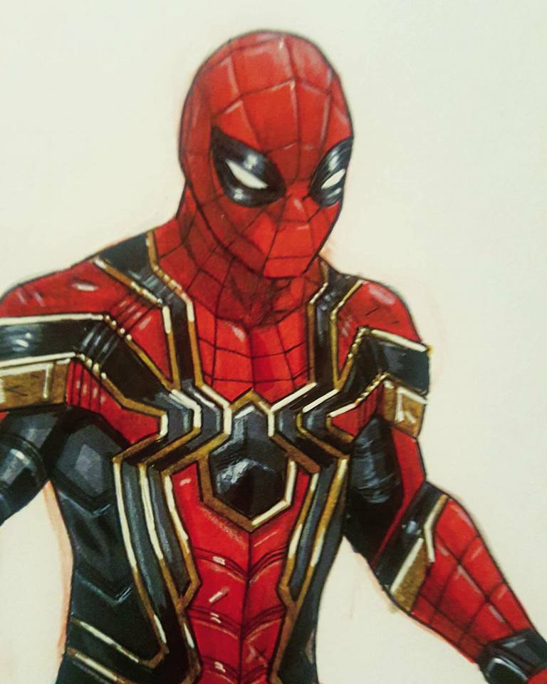 768x960 Spider Man Homecoming Sketch By Lukesparrow - Spiderman Homecoming Sketch