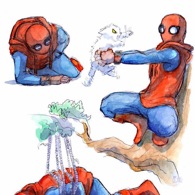 661x661 The Tiffany That Draws Still Hyped Over Spider Man Homecoming - Spiderman Homecoming Sketch