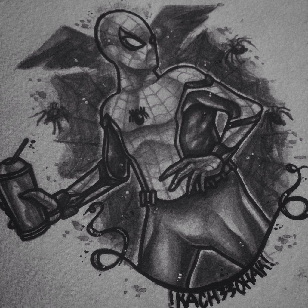 1024x1024 Gregory On Twitter - Spiderman Homecoming Sketch
