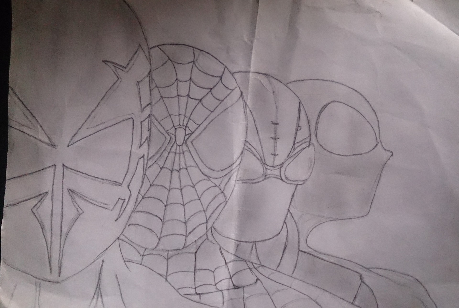 1920x1287 Pruthvi Das - Spiderman Pencil Sketch