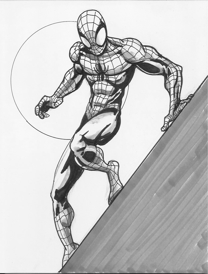 684x900 Spiderman Sketch - Spiderman Sketch