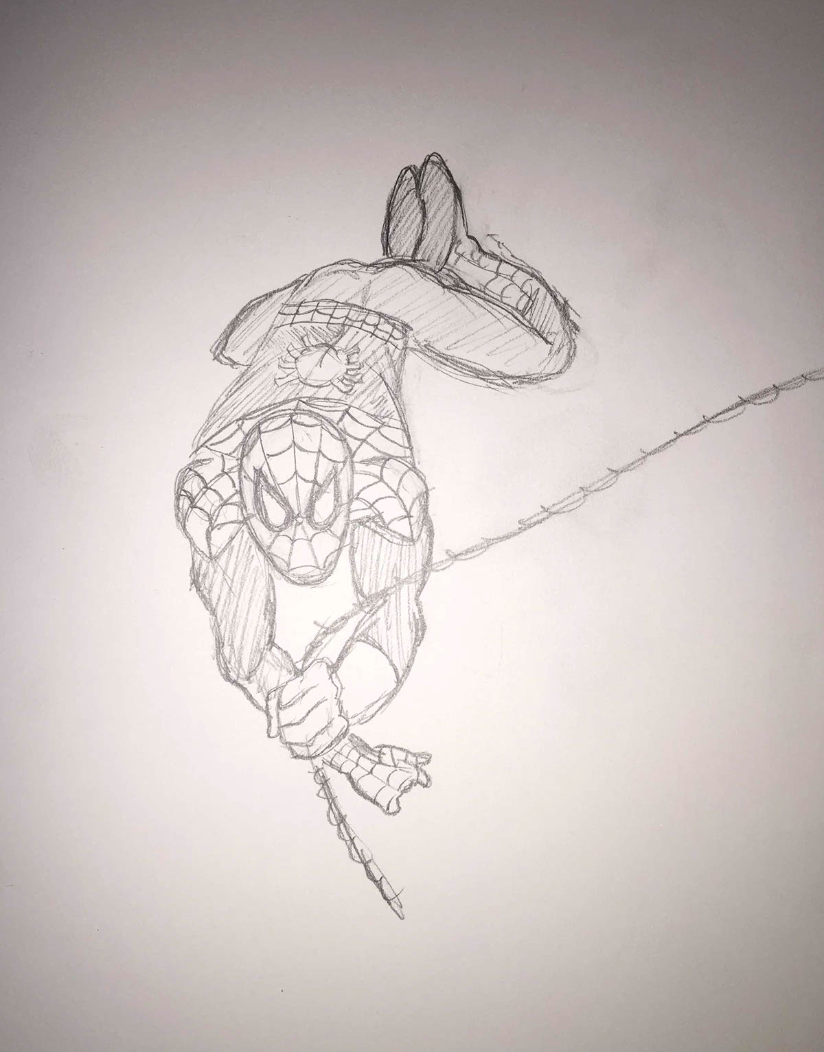 1200x1533 Spiderman Sketch On Behance - Spiderman Sketch