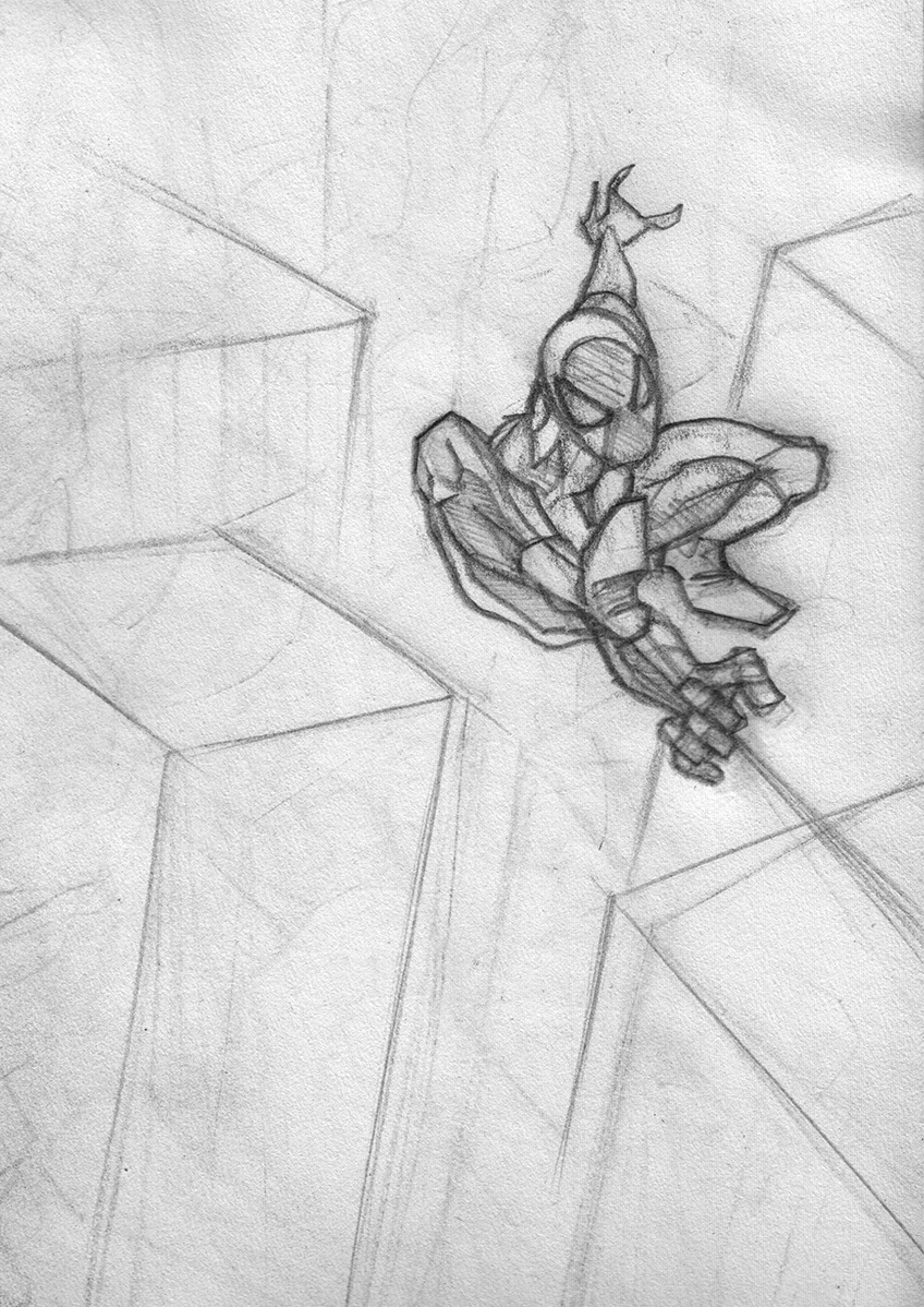 848x1198 Nicotine Spiderman Sketch - Spiderman Sketch