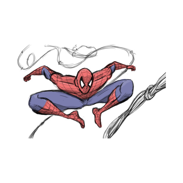630x630 Spiderman Sketch - Spiderman Sketch