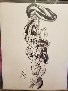 225x300 Spider Man Original Sketch By Mark Bagley Get It Now As It Needs - Spiderman Sketch Images