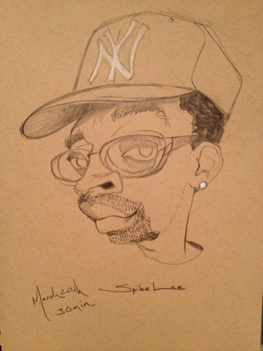 378x504 Spike Lee Randy Mcquien, Jr. - Spike Sketch