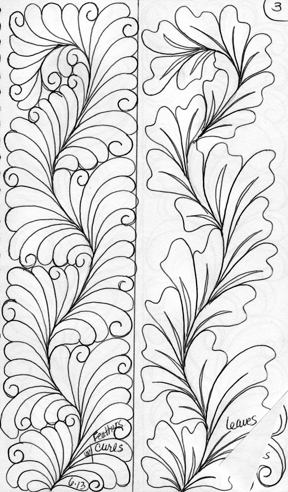 938x1600 Luann Kessi Sketch Book.....designs On A Spine - Spine Sketch