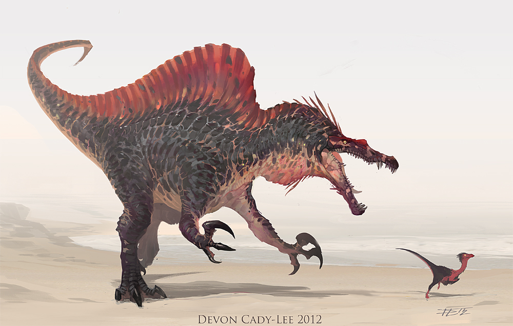 1000x635 Spinosaurus Sketch By Gorrem - Spinosaurus Sketch